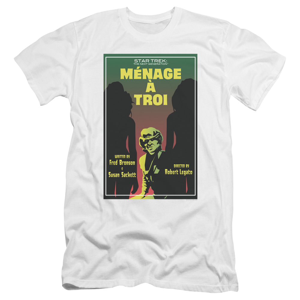 Star Trek The Next Generation Tng Season 3 Episode 24 - Men's Premium Slim Fit T-Shirt Men's Premium Slim Fit T-Shirt Star Trek