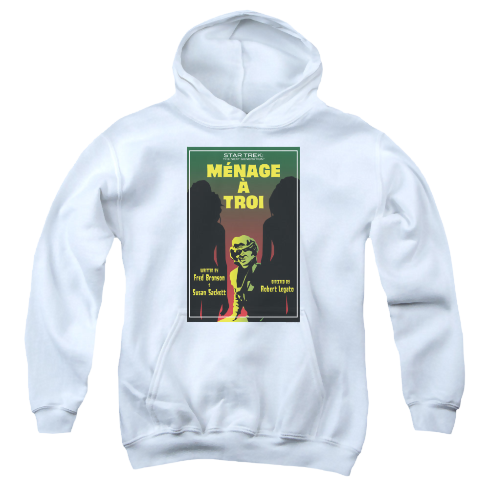 Star Trek The Next Generation Tng Season 3 Episode 24 - Youth Hoodie Youth Hoodie (Ages 8-12) Star Trek