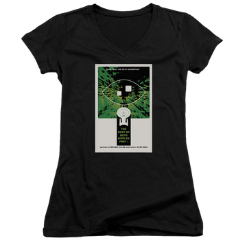 Star Trek The Next Generation Tng Season 3 Episode 26 - Juniors V-Neck T-Shirt Juniors V-Neck T-Shirt Star Trek