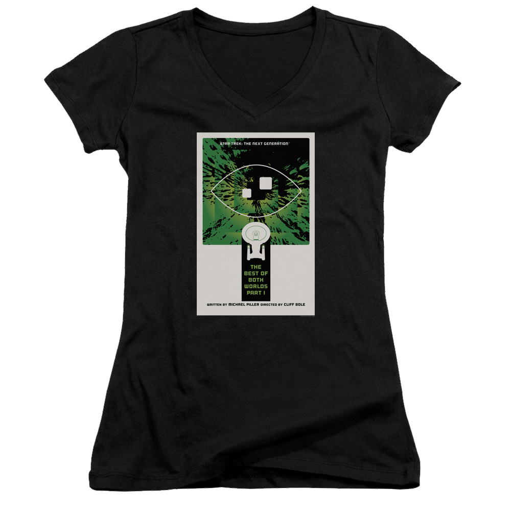 Star Trek The Next Generation Tng Season 3 Episode 26 - Juniors V-Neck T-Shirt Juniors V-Neck T-Shirt Star Trek