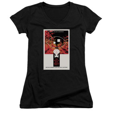 Star Trek The Next Generation Tng Season 4 Episode 1 - Juniors V-Neck T-Shirt Juniors V-Neck T-Shirt Star Trek