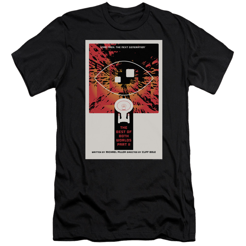 Star Trek The Next Generation Tng Season 4 Episode 1 - Men's Premium Slim Fit T-Shirt Men's Premium Slim Fit T-Shirt Star Trek