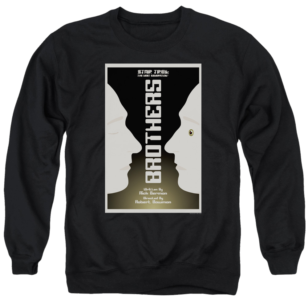 Star Trek The Next Generation Tng S4 Ep3 - Men's Crewneck Sweatshirt Men's Crewneck Sweatshirt Star Trek