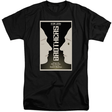 Black men's tall fit t-shirt with Star Trek The Next Generation Tng Season 4 Episode 3 graphic