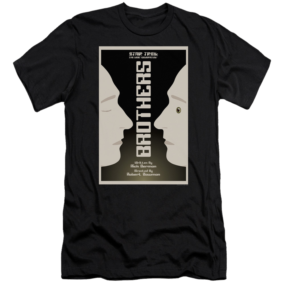 Star Trek The Next Generation Tng Season 4 Episode 3 - Men's Premium Slim Fit T-Shirt Men's Premium Slim Fit T-Shirt Star Trek
