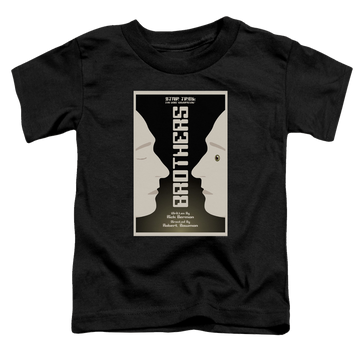 Black toddler t-shirt with Star Trek The Next Generation Tng Season 4 Episode 3 graphic