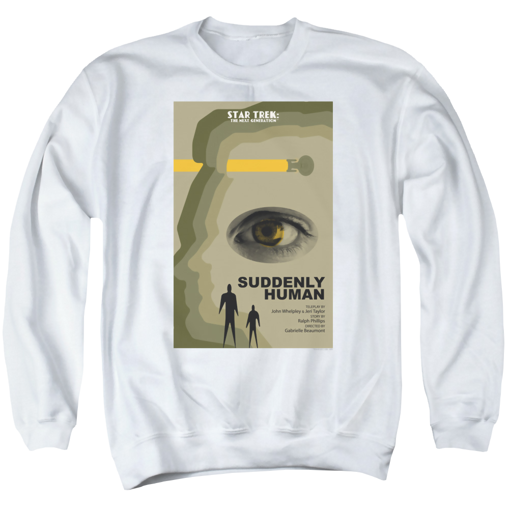 Star Trek The Next Generation Tng S4 Ep4 - Men's Crewneck Sweatshirt Men's Crewneck Sweatshirt Star Trek
