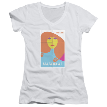 Star Trek The Next Generation Tng Season 4 Episode 5 - Juniors V-Neck T-Shirt Juniors V-Neck T-Shirt Star Trek