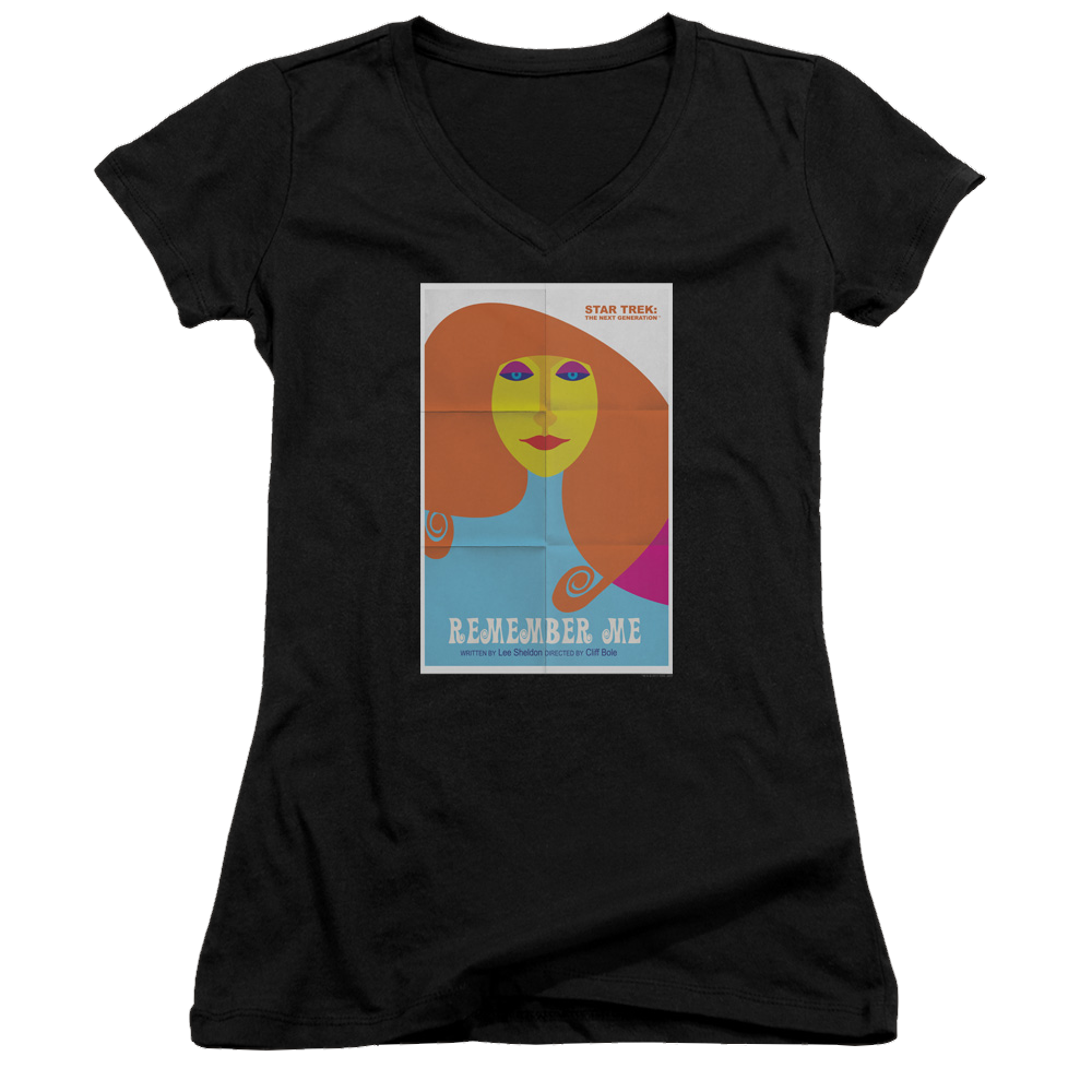 Star Trek The Next Generation Tng Season 4 Episode 5 - Juniors V-Neck T-Shirt Juniors V-Neck T-Shirt Star Trek