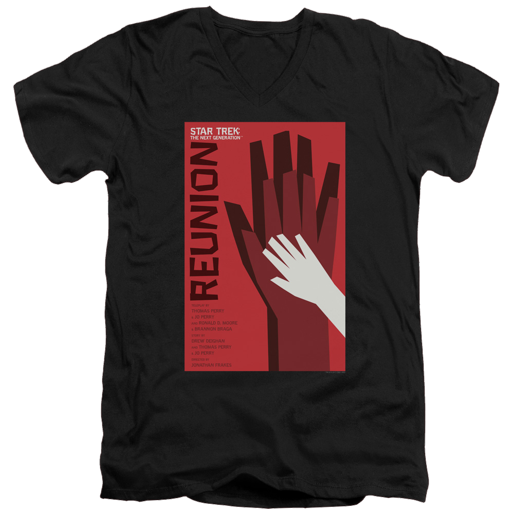 Star Trek The Next Generation Tng Season 4 Episode 7 - Men's V-Neck T-Shirt Men's V-Neck T-Shirt Star Trek