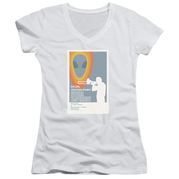 Star Trek The Next Generation Tng Season 4 Episode 8 - Juniors V-Neck T-Shirt Juniors V-Neck T-Shirt Star Trek