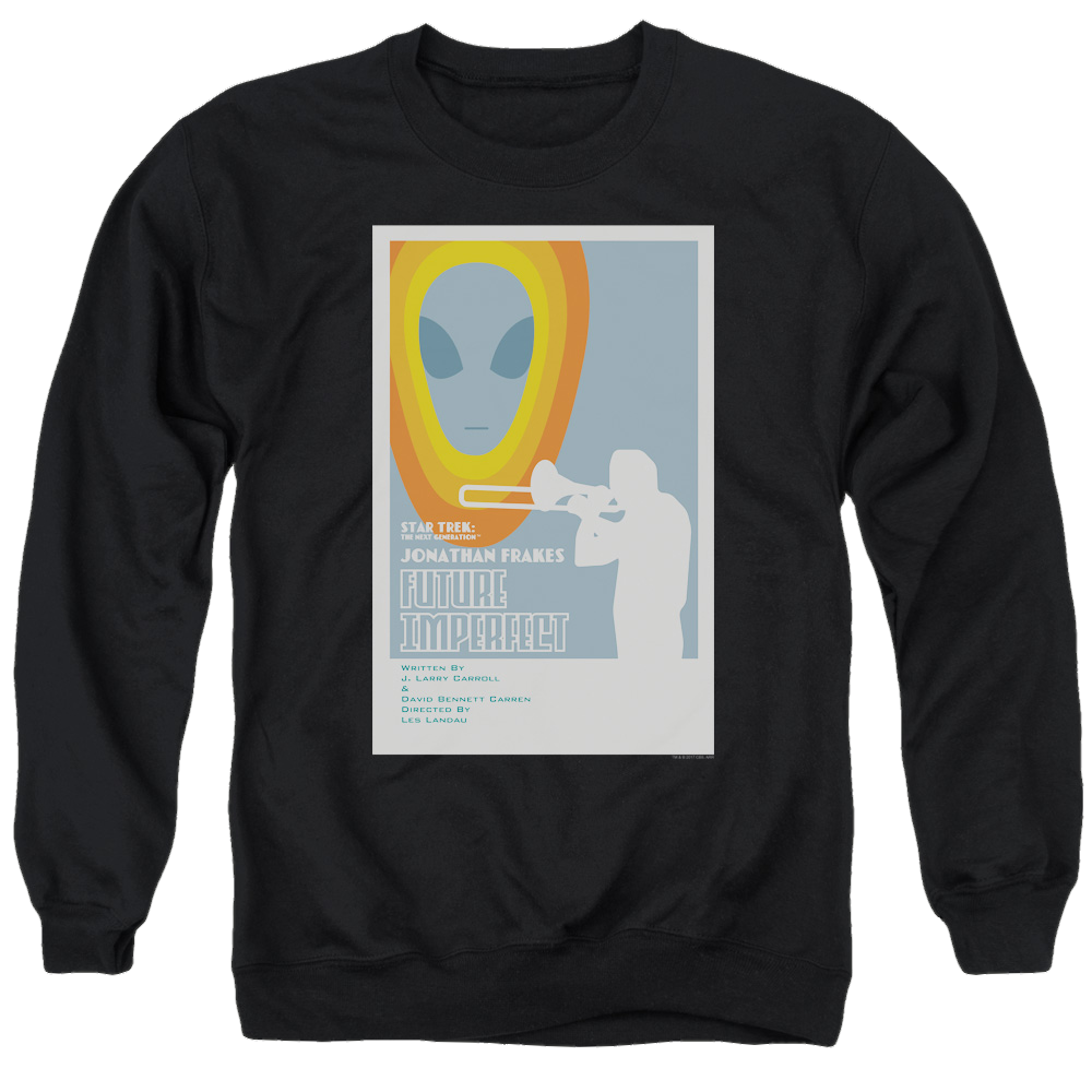 Star Trek The Next Generation Tng S4 Ep8 - Men's Crewneck Sweatshirt Men's Crewneck Sweatshirt Star Trek