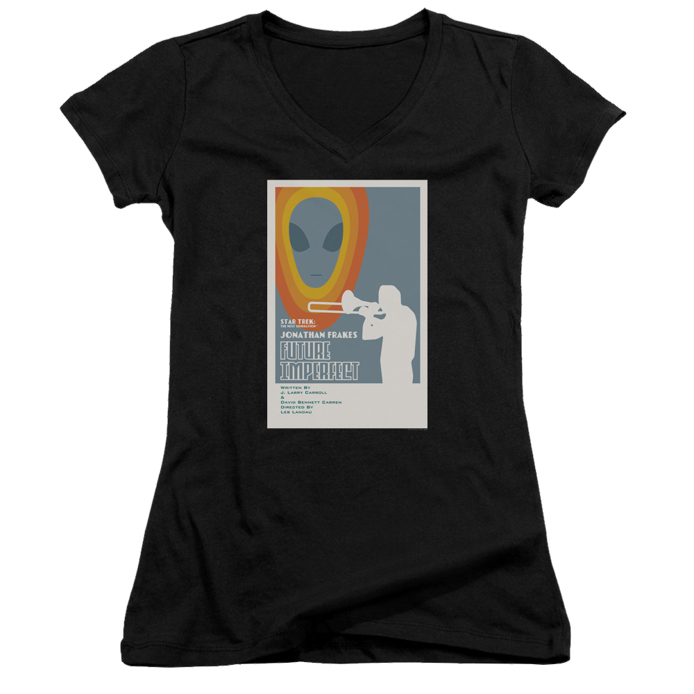 Star Trek The Next Generation Tng Season 4 Episode 8 - Juniors V-Neck T-Shirt Juniors V-Neck T-Shirt Star Trek