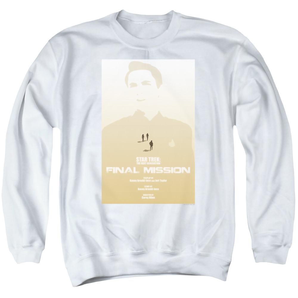 Star Trek The Next Generation Tng S4 Ep9 - Men's Crewneck Sweatshirt Men's Crewneck Sweatshirt Star Trek