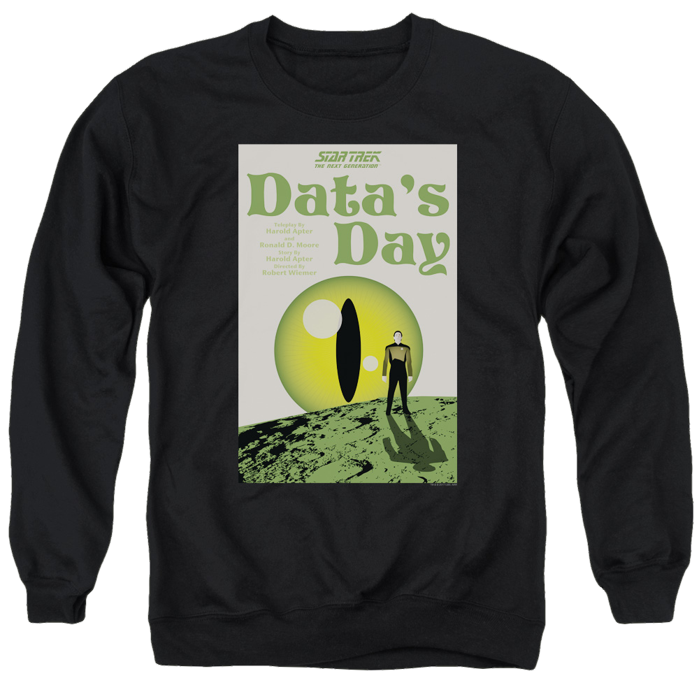 Star Trek The Next Generation Tng S4 Ep11 - Men's Crewneck Sweatshirt Men's Crewneck Sweatshirt Star Trek