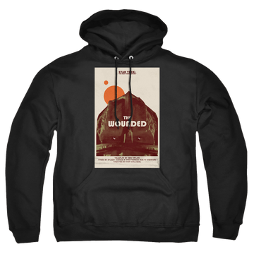 Black pullover hoodie with Star Trek The Next Generation Tng Season 4 Episode 12 graphic