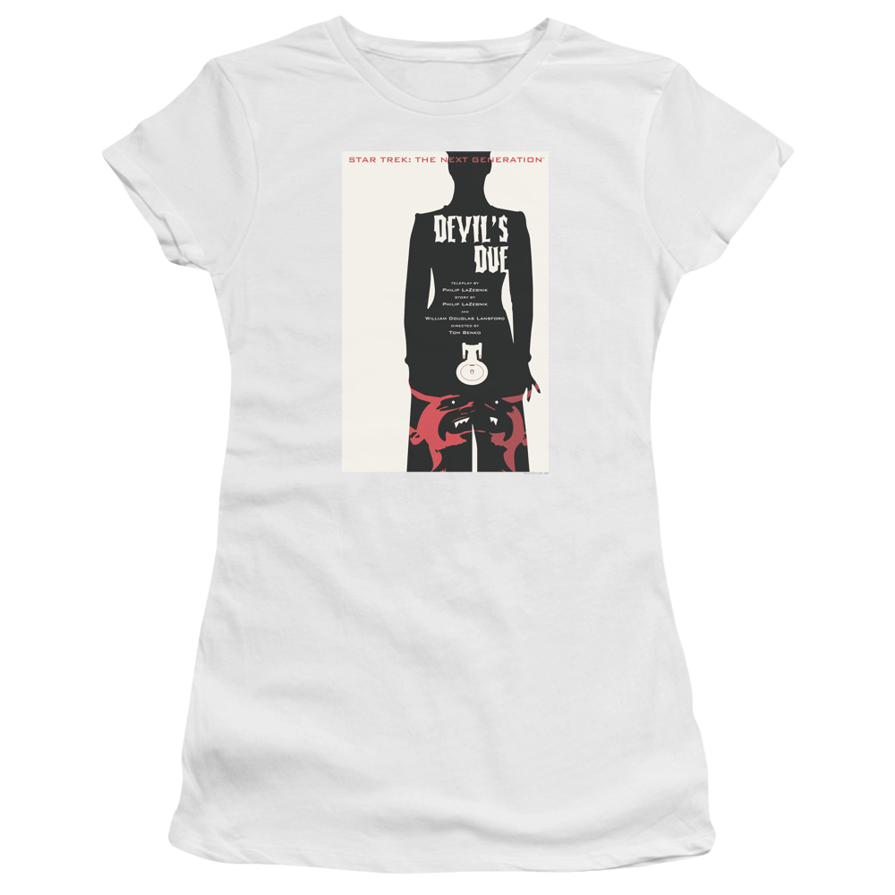 Star Trek The Next Generation Tng Season 4 Episode 13 - Juniors T-Shirt Juniors T-Shirt Star Trek