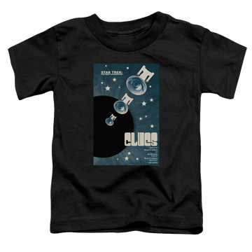 Black toddler t-shirt with Star Trek The Next Generation Tng Season 4 Episode 14 graphic