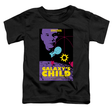 Black toddler t-shirt with Star Trek The Next Generation Tng Season 4 Episode 16 graphic