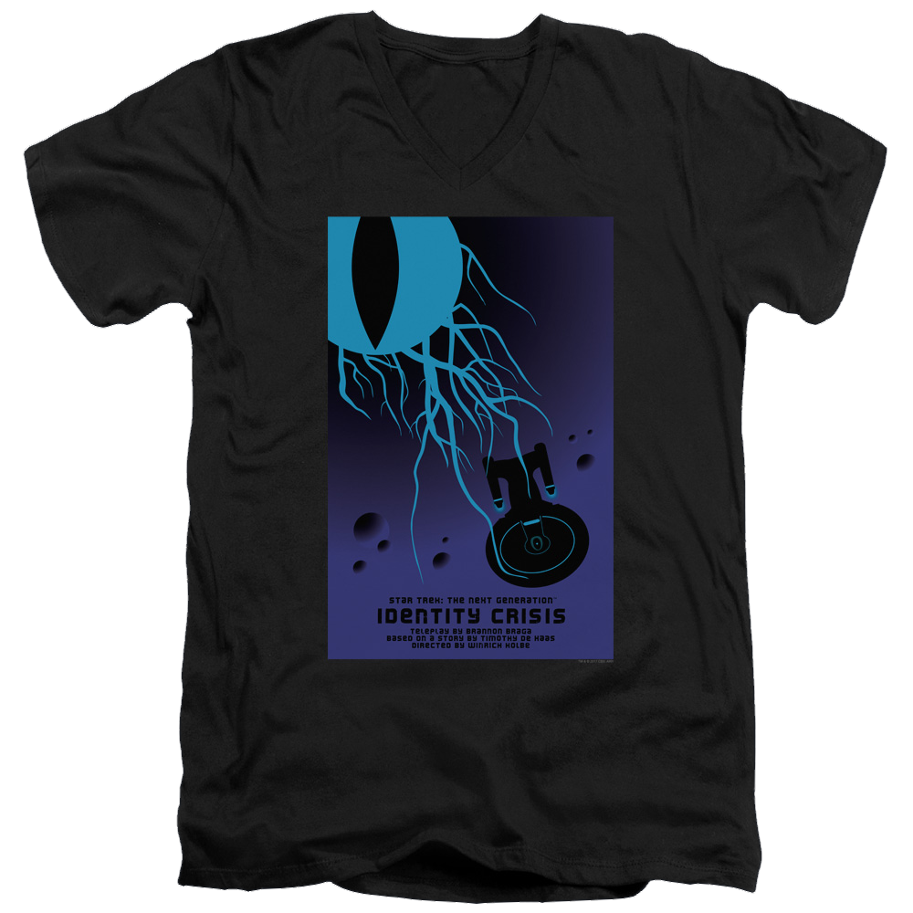 Star Trek The Next Generation Tng Season 4 Episode 18 - Men's V-Neck T-Shirt Men's V-Neck T-Shirt Star Trek