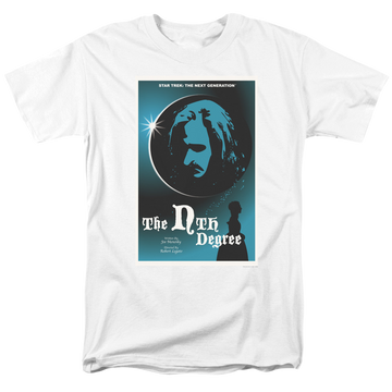 White men's regular fit t-shirt with Star Trek The Next Generation Season 4 Episode 19 graphic