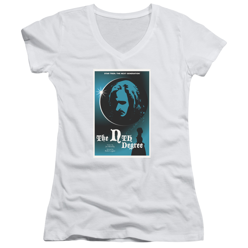 Star Trek The Next Generation Tng Season 4 Episode 19 - Juniors V-Neck T-Shirt Juniors V-Neck T-Shirt Star Trek