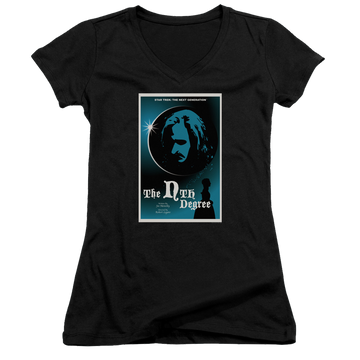 Star Trek The Next Generation Tng Season 4 Episode 19 - Juniors V-Neck T-Shirt Juniors V-Neck T-Shirt Star Trek