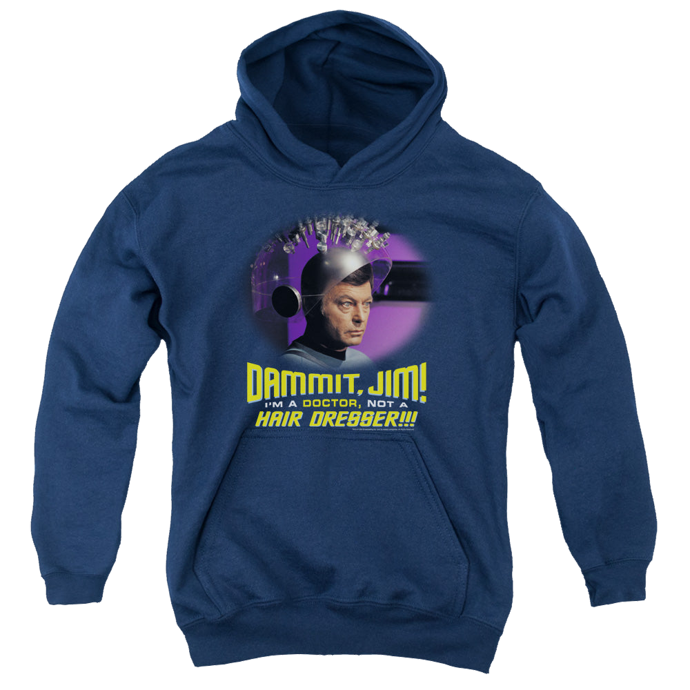 Star Trek The Original Series Not A Hair Dresser - Youth Hoodie Youth Hoodie (Ages 8-12) Star Trek