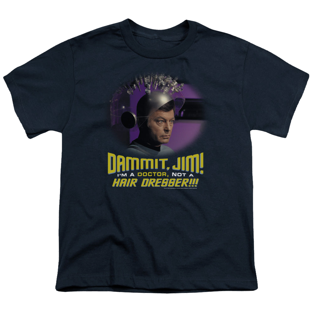 Star Trek The Original Series Not A Hair Dresser - Youth T-Shirt Youth T-Shirt (Ages 8-12) Star Trek