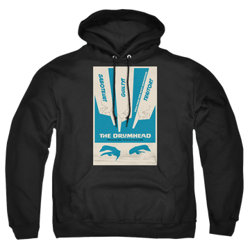 Black pullover hoodie with Star Trek The Next Generation Tng Season 4 Episode 21 graphic