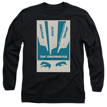 Black men's long sleeve t-shirt with Star Trek The Next Generation Tng S4 Ep21 graphic