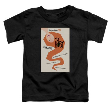Black toddler t-shirt with Star Trek The Next Generation Tng Season 4 Episode 23 graphic