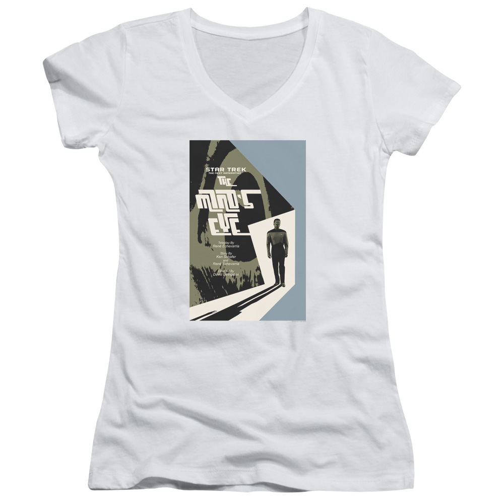 Star Trek The Next Generation Tng Season 4 Episode 24 - Juniors V-Neck T-Shirt Juniors V-Neck T-Shirt Star Trek