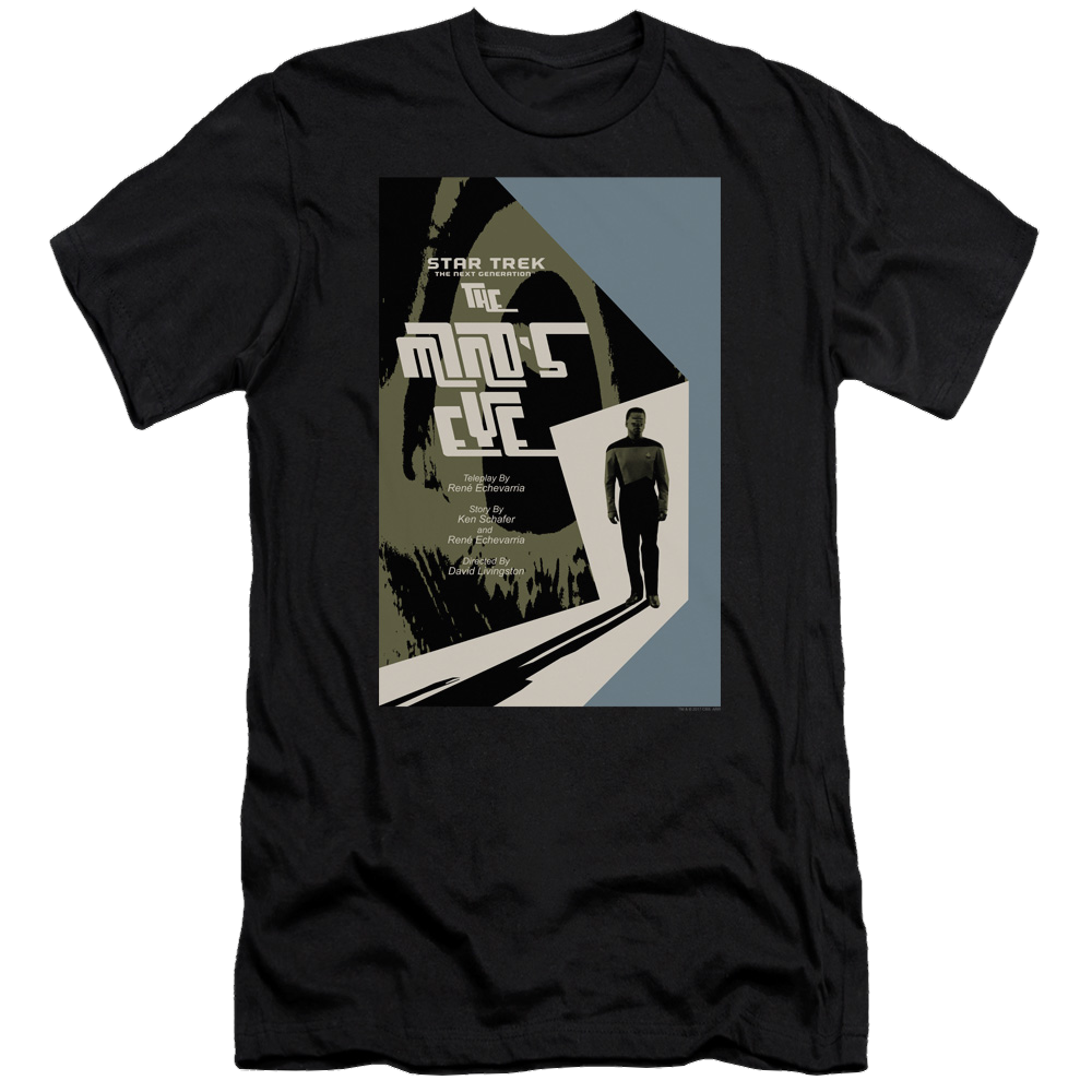 Star Trek The Next Generation Tng Season 4 Episode 24 - Men's Premium Slim Fit T-Shirt Men's Premium Slim Fit T-Shirt Star Trek