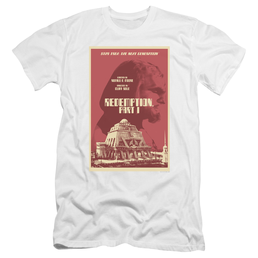 Star Trek The Next Generation Tng Season 4 Episode 26 - Men's Premium Slim Fit T-Shirt Men's Premium Slim Fit T-Shirt Star Trek
