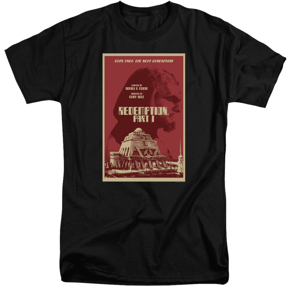 Star Trek The Next Generation Tng Season 4 Episode 26 - Men's Tall Fit T-Shirt Men's Tall Fit T-Shirt Star Trek