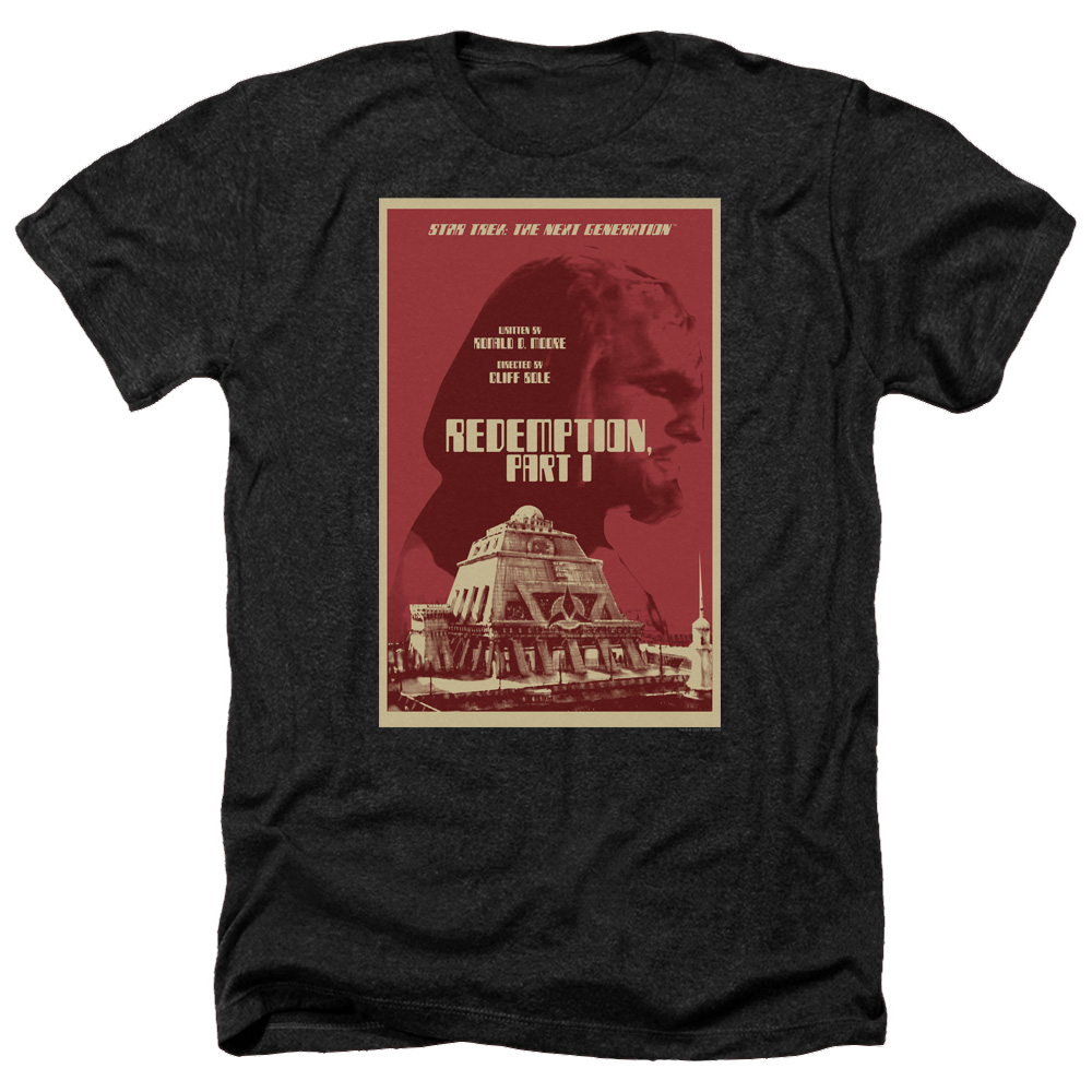 Star Trek The Next Generation Tng Season 4 Episode 26 - Men's Heather T-Shirt Men's Heather T-Shirt Star Trek