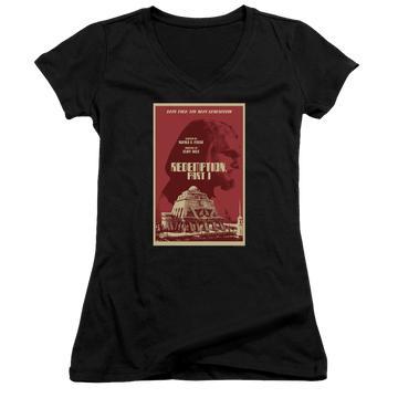 Star Trek The Next Generation Tng Season 4 Episode 26 - Juniors V-Neck T-Shirt Juniors V-Neck T-Shirt Star Trek