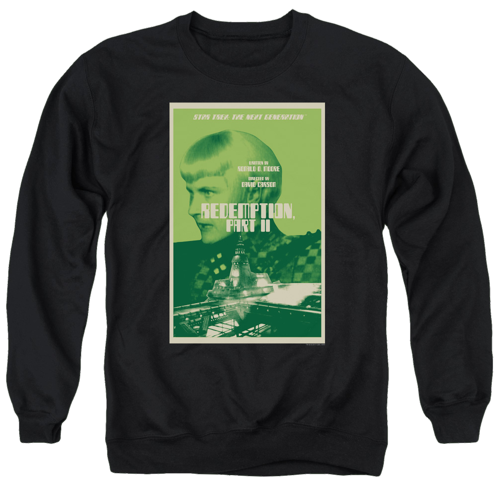 Star Trek The Next Generation Tng Se5 Ep1 - Men's Crewneck Sweatshirt Men's Crewneck Sweatshirt Star Trek