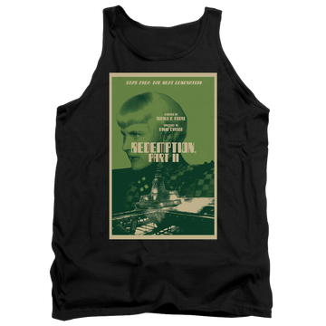 Black men's tank with Star Trek The Next Generation Tng Season 5 Episode 1 graphic