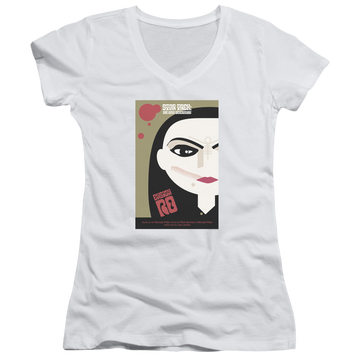 Star Trek The Next Generation Tng Season 5 Episode 3 - Juniors V-Neck T-Shirt Juniors V-Neck T-Shirt Star Trek