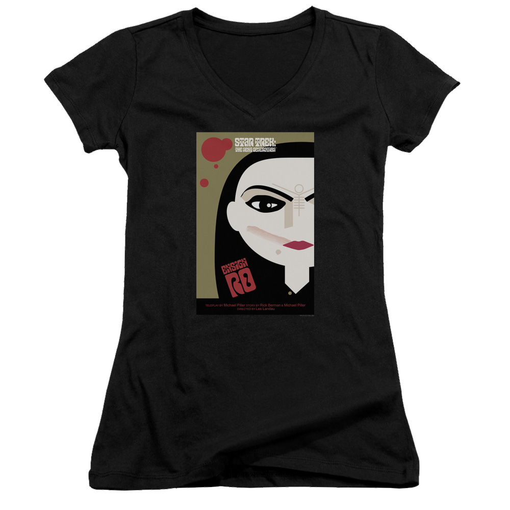 Star Trek The Next Generation Tng Season 5 Episode 3 - Juniors V-Neck T-Shirt Juniors V-Neck T-Shirt Star Trek