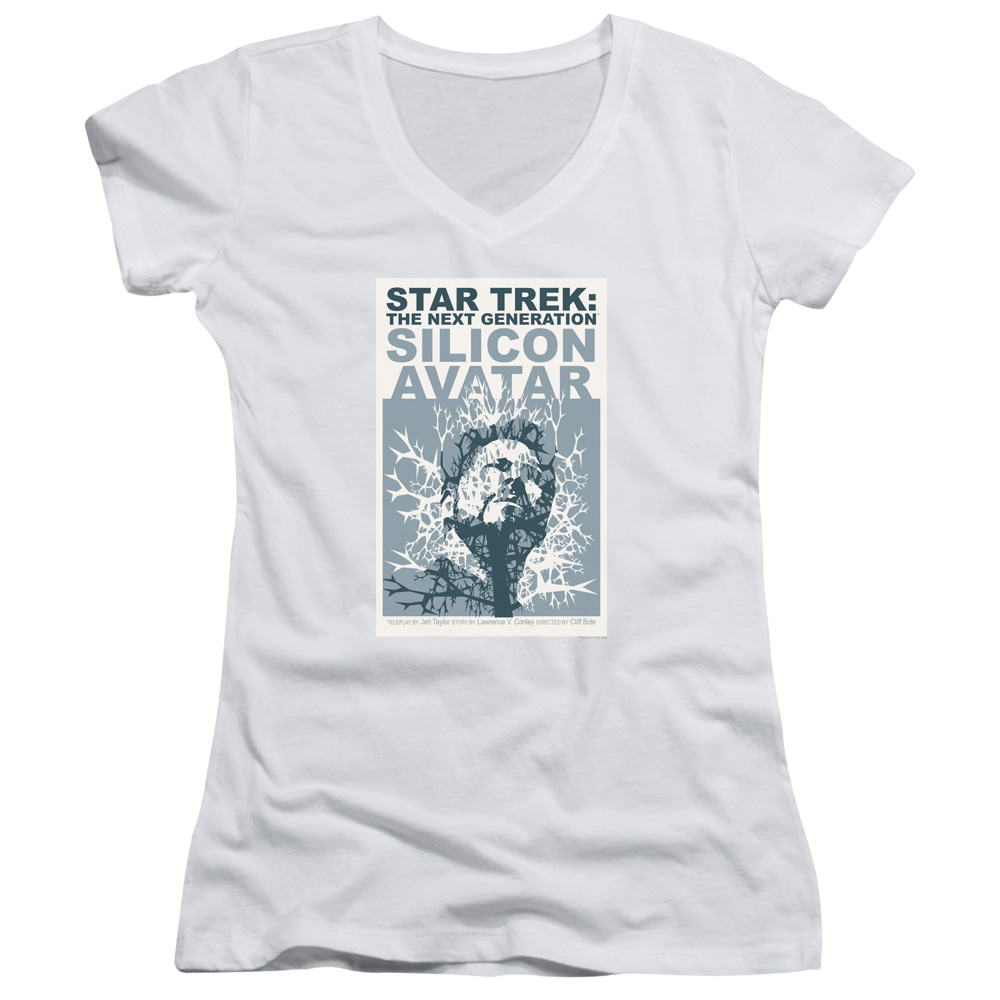 Star Trek The Next Generation Tng Season 5 Episode 4 - Juniors V-Neck T-Shirt Juniors V-Neck T-Shirt Star Trek