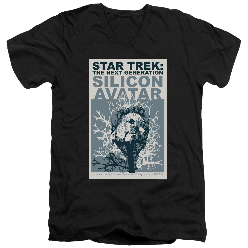 Star Trek The Next Generation Tng Season 5 Episode 4 - Men's V-Neck T-Shirt Men's V-Neck T-Shirt Star Trek