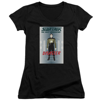 Star Trek The Next Generation Tng Season 5 Episode 5 - Juniors V-Neck T-Shirt Juniors V-Neck T-Shirt Star Trek