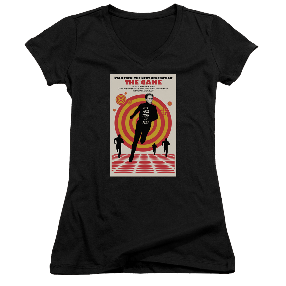 Star Trek The Next Generation Tng Season 5 Episode 6 - Juniors V-Neck T-Shirt Juniors V-Neck T-Shirt Star Trek