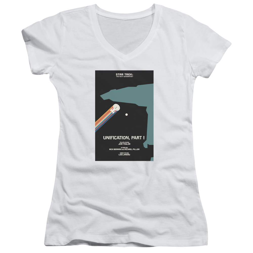 Star Trek The Next Generation Tng Season 5 Episode 7 - Juniors V-Neck T-Shirt Juniors V-Neck T-Shirt Star Trek