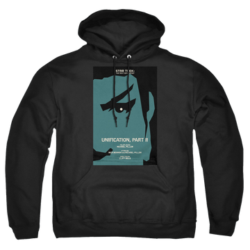 Black pullover hoodie with Star Trek The Next Generation Tng Season 5 Episode 8 graphic