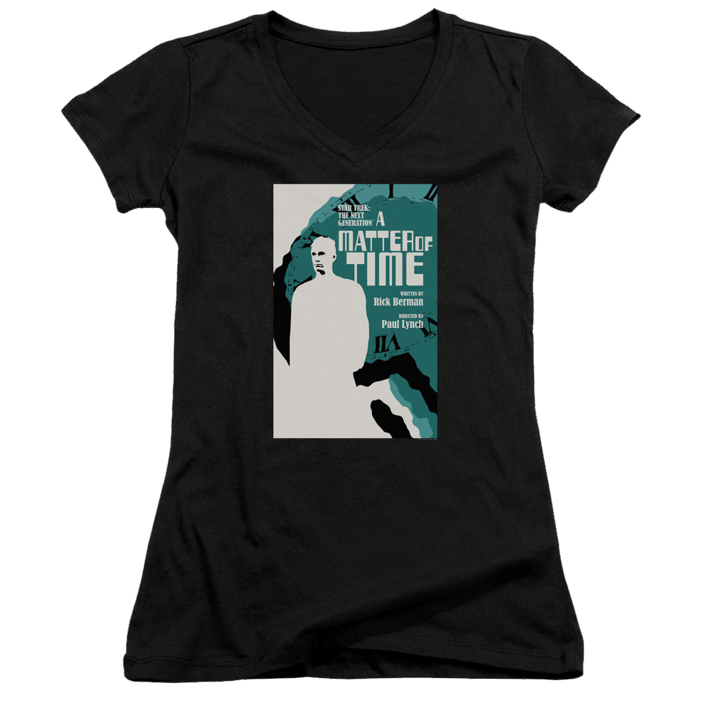 Star Trek The Next Generation Tng Season 5 Episode 9 - Juniors V-Neck T-Shirt Juniors V-Neck T-Shirt Star Trek