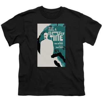 Black youth t-shirt for ages 8 to 12 with Star Trek The Next Generation Tng Season 5 Episode 9 graphic